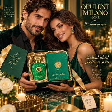 Parfum Unisex Lattafa Opulent Milano 100 ml, Eau de Parfum Aromatic, Floral și Lemnos - Img 3