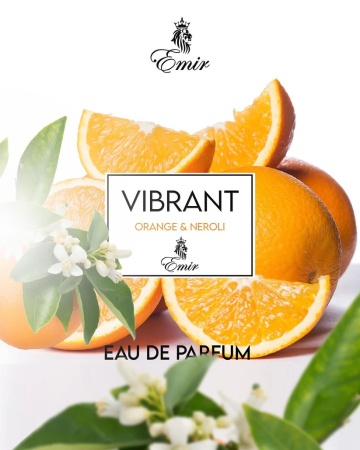 Parfum Vibrant Orange And Neroli Emir 100 ml, Apa De Parfum, Unisex - Img 7