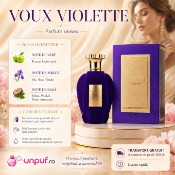 Parfum Voux Violette Emir 100 ml, Apa De Parfum, Unisex - Img 3