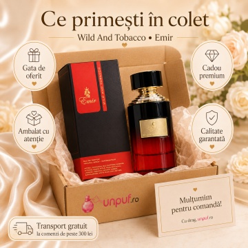 Parfum Wild And Tobacco Emir 75 ml, Apa De Parfum, Unisex - Img 4