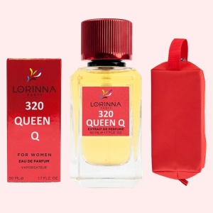 Set Apă de Parfum Lorinna Paris Parfum Queen Q, de Damă, 50 ml si Gentuță Parfumuri