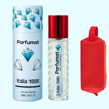 Set Apa de parfum Parfumat Italia 1888, Unisex, 35 ml si Gentuta cosmetice