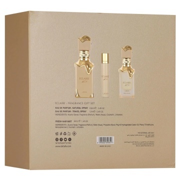 Set cadou Lattafa Eclaire, EDP 100 ml + 12 ml + Hair Mist 50 ml - Img 4