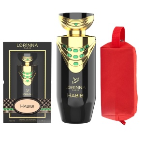 Set extract de parfum Lorinna Paris, De Luxe Collection Habibi, 100 ml, unisex, cu Gentuță