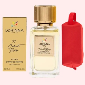Set Extract de Parfum Lorinna Paris Parfum Cedrat Boise, 50 ml, Unisex Damă Bărbat si Gentuță Parfumuri