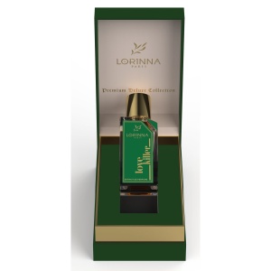 Set Extract de Parfum Lorinna Paris Parfum, De Luxe Collection, Love Killer, 50 ml, Unisex Damă Bărbat si Gentuță Parfumuri - Img 4