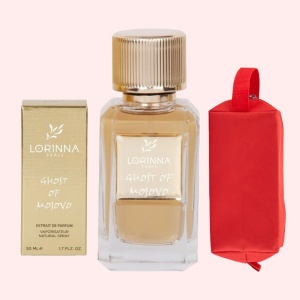 Set Extract de Parfum Lorinna Paris Parfum Ghost of Mojave, 50 ml, Unisex Damă Bărbat si Gentuță Parfumuri