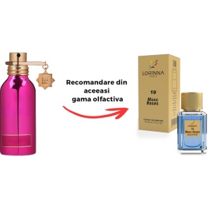 Set Extract de Parfum Lorinna Paris Parfum Musc Roses, 50 ml, Unisex Damă Bărbat si Gentuță Parfumuri - Img 2
