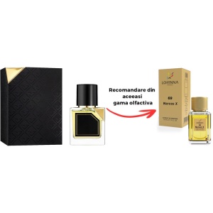 Set Extract de Parfum Lorinna Paris Parfum Narcos X Unisex Damă Bărbat 50 ml si Gentuță Parfumuri - Img 2