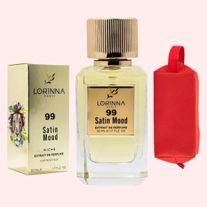 Set Extract de Parfum Lorinna Paris Parfum Satin Mood, Unisex Damă Bărbat, 50 ml si Gentuță Parfumuri