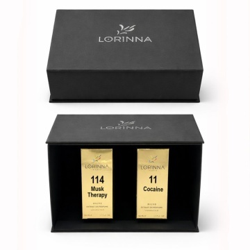 Set parfum Lorinna Paris Cocaine & Musk Therapy, 2 x 50 ml, Cutie cadouri parfum premium