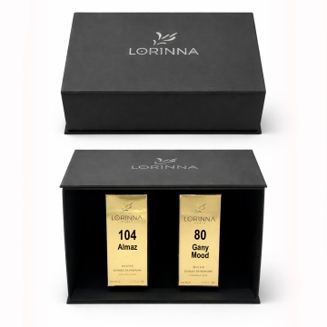 Set parfum Lorinna Paris Gany Mood & Almaz, 2 x 50 ml, Cutie cadouri parfum premium