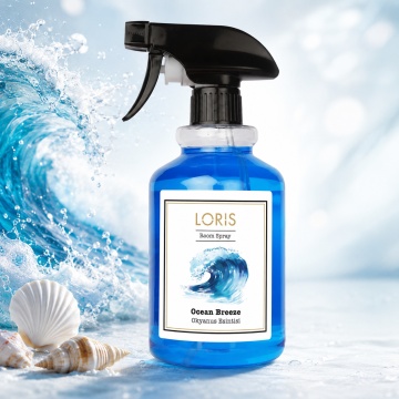 Spray Odorizant Loris Pafum Ocean Breeze, 500 ml, pentru Cameră, Hol, Baie și Auto, Aromă Marină Fresh