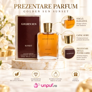 Sunset, unisex, EDP, Golden Sun 100 ml - Img 3