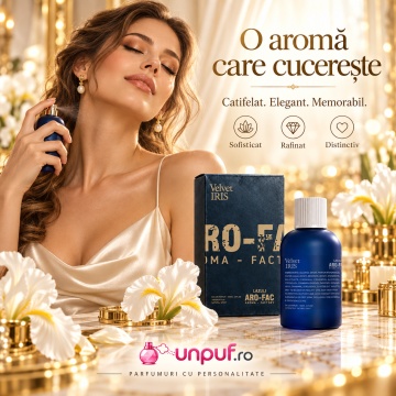 Velvet Iris Aro-Fac Lazuli parfum arabesc de dama EDP, inspirat de Yara, 100ml - Img 5