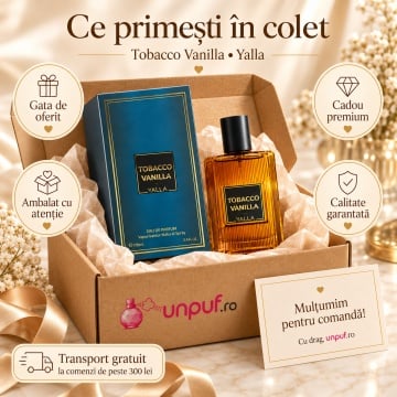 YALLA Tobacco Vanilla – Parfum EDP 50 ml, unisex - Img 4