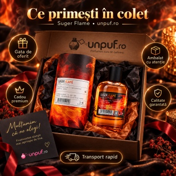 Aro-Fac Suger Flame parfum unisex inspirat de Stronger With You Sandalwood,EDP, 100 ml - Img 4