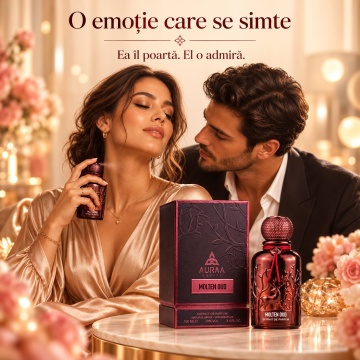 Auraa Desire Molten Oud – Parfum Extract de parfum 100 ml, bărbați - Img 5