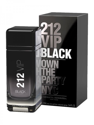 Carolina Herrera 212 VIP Black Men – Apă de parfum 100 ml, bărbați - Img 2