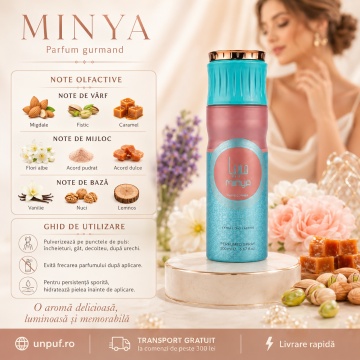 Deodorant Spray Arăbesc Minya 200 ml, Paris Corner, Apă de Parfum , Unisex, Damă, Bărbat - Img 8