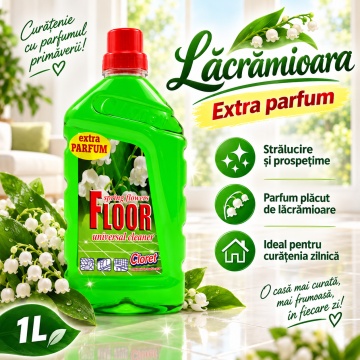 Detergent Pardoseli Cloret Lăcrămioară – 1 L - Img 4