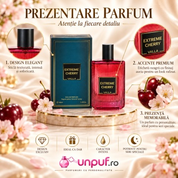 Extreme Cherry, Yalla parfum unisex inspirat de Lost Cherry T F, EDP, 50 ml - Img 3