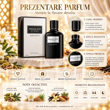 Fragrance World Genuine Man Giovany Society – Parfum EDP 100 ml, bărbați - Img 10
