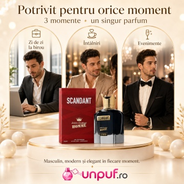 Fragrance World John Gustav Homme Scandant – Aromă Aromatic Lemnoasă cu Grapefruit, Parfum EDP 100 ml, bărbați - Img 6