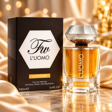 Fragrance World L'Uomo le Intense – Parfum EDP 100 ml, bărbați