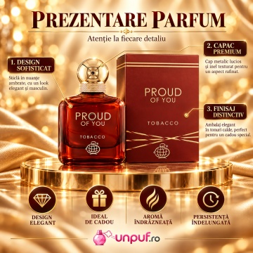 Fragrance World Proud of You Tobacco – Parfum EDP 100 ml, damă - Img 4