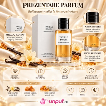 Fragrance World Vanille Drama – Parfum EDP 80 ml, unisex - Img 3