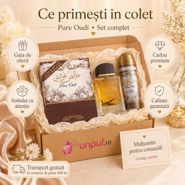 Lattafa Pure Oudi – Parfum EDP 100 ml + 50 ml, bărbați - Img 3