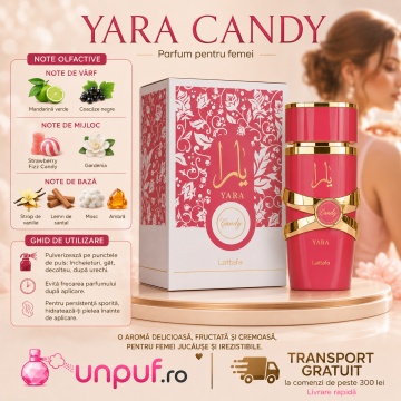 Lattafa Yara Candy Giftset – Parfum arăbesc, damă - Img 7