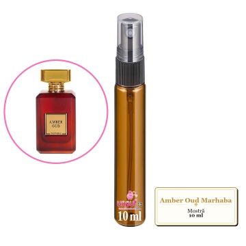 Mostra fiola din Amber Oud Marhaba, decant sticla cu pulverizator - Img 4