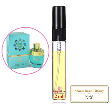 Mostra fiola din Parfumul Afnan Rare Tiffany, decant sticla cu pulverizator - Img 2