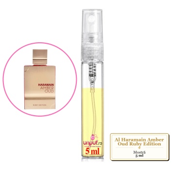 Mostra fiola din Parfumul Al Haramain Amber Oud Ruby Edition, decant sticla cu pulverizator - Img 4