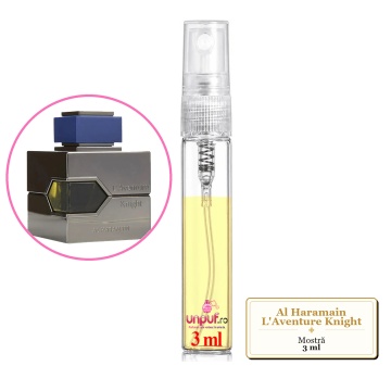 Mostra fiola din Parfumul Al Haramain L'Aventure Knight, decant sticla cu pulverizator - Img 3