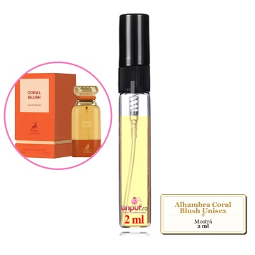 Mostra fiola din Parfumul Alhambra Coral Blush Unisex, decant sticla cu pulverizator - Img 2
