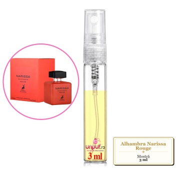 Mostra fiola din Parfumul Alhambra Narissa Rouge, decant sticla cu pulverizator - Img 2
