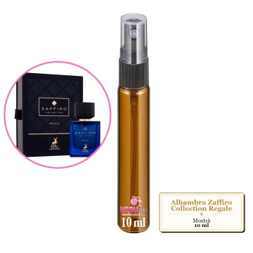 Mostra fiola din Parfumul Alhambra Zaffiro Collection Regale, decant sticla cu pulverizator - Img 3