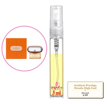 Mostra fiola din Parfumul Arabiyat Prestige Mouda High End, decant sticla cu pulverizator - Img 2