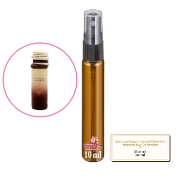 Mostra fiola din Parfumul Arabiyat Sugar Caramel Chocolate Macaron Eau De Parfum, decant sticla cu pulverizator - Img 4