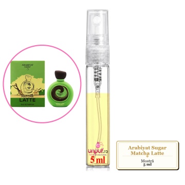 Mostra fiola din Parfumul Arabiyat Sugar Matcha Latte, decant sticla cu pulverizator - Img 4