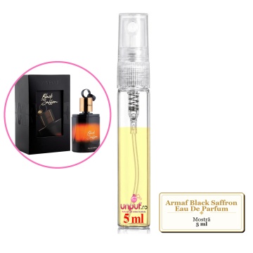 Mostra fiola din Parfumul Armaf Black Saffron Eau De Parfum, decant sticla cu pulverizator - Img 4