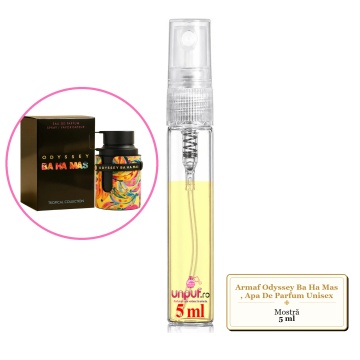 Mostra fiola din Parfumul Armaf Odyssey Ba Ha Mas, Apa De Parfum Unisex, decant sticla cu pulverizator - Img 4