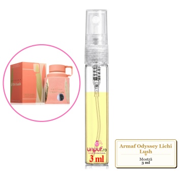 Mostra fiola din Parfumul Armaf Odyssey Lichi Lush, decant sticla cu pulverizator - Img 3