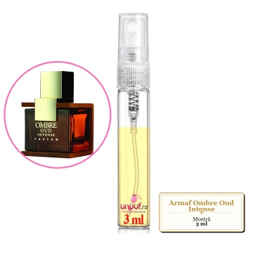 Mostra fiola din Parfumul Armaf Ombre Oud Intense, decant sticla cu pulverizator - Img 3