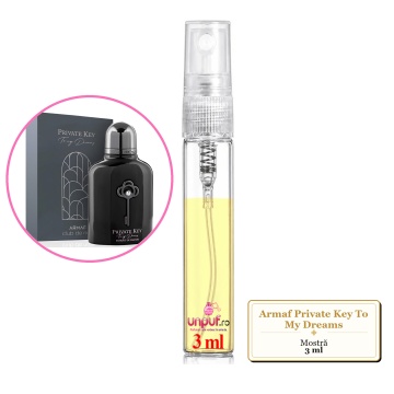 Mostra fiola din Parfumul Armaf Private Key To My Dreams, decant sticla cu pulverizator - Img 2