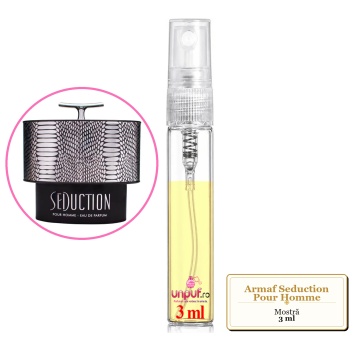 Mostra fiola din Parfumul Armaf Seduction Pour Homme, decant sticla cu pulverizator - Img 3