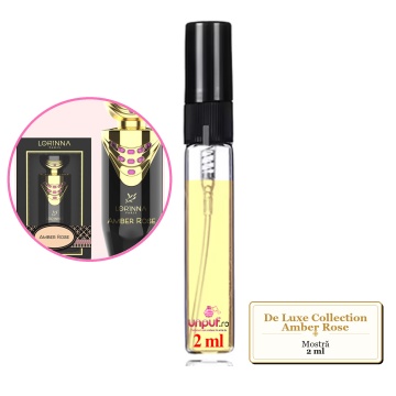 Mostra fiola din Parfumul De Luxe Collection Amber Rose, decant sticla cu pulverizator